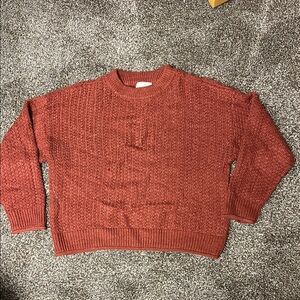 Universal Thread Terracotta Knit Pullover